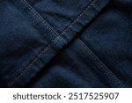 Raw denim with seams texture background