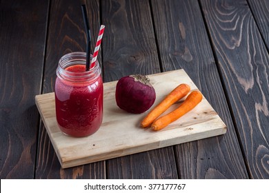 Raw Detox Carrot Beetroot Juice Photo