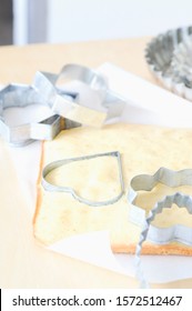 Raw Dough And Cookie Cutter