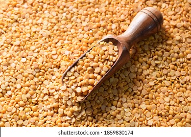 Raw Dried Split Pigeon Pea Lentils