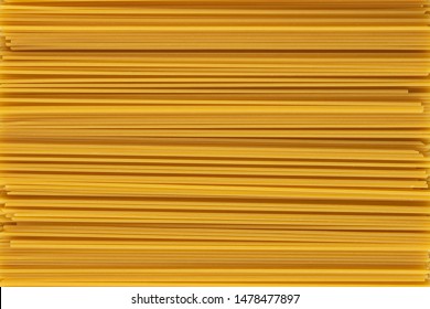 Raw Dry Spaghetti Straight As Background