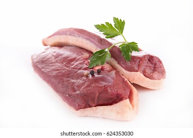 Raw Duck Meat
