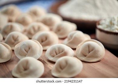 Raw Dumplings With Cottage Cheese