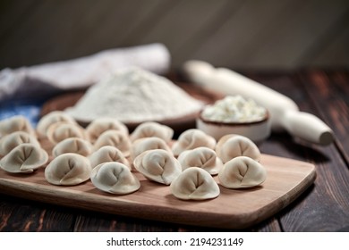 Raw Dumplings With Cottage Cheese