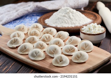 Raw Dumplings With Cottage Cheese