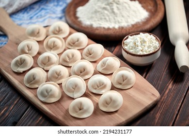 Raw Dumplings With Cottage Cheese