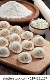 Raw Dumplings With Cottage Cheese