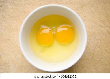 Raw Egg In A Bowl