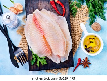 Raw Fish Fillet