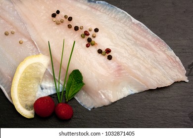 Raw Flounder Fillet