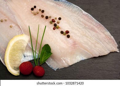 Raw Flounder Fillet