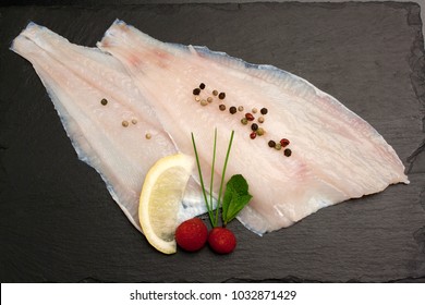 Raw Flounder Fillet