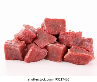 Raw Fresh Beef Cubes