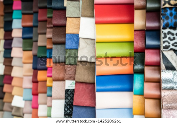 Raw Genuine Cowhide Leather On Shelf Stock Image Download Now