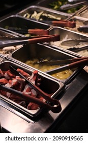 Raw Ingredients At Local Hibachi Chinese Food Buffet