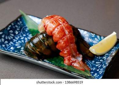 Raw Lobster Tail With Shell