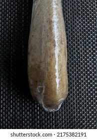 Raw Lotus Root Vegetable Wrapped With Plastic