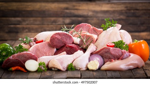 Raw meat  - Shutterstock ID 497502007