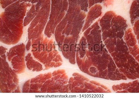 Raw meat, beef and pork texture
