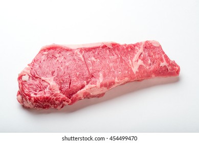 Raw New York Strip Steak