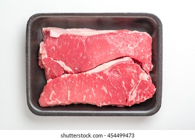 Raw New York Strip Steak