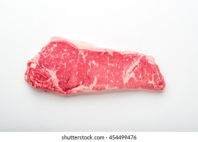 Raw New York Strip Steak