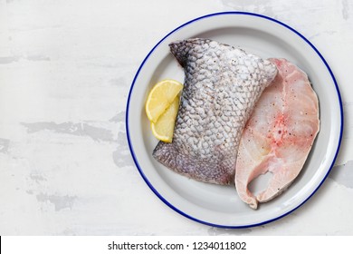 Raw Nile Perch With Lemon