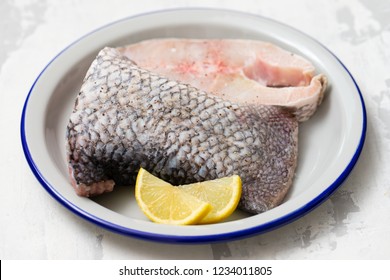 Raw Nile Perch With Lemon