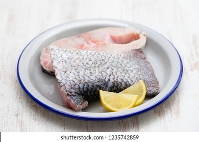 Raw Nile Perch With Lemon