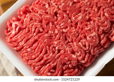 Raw Organic Red Ground Minced Beef Stock Photo 1524721229 | Shutterstock