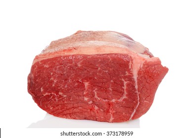 Raw Outside Round Beef Roast