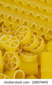 raw pasta background