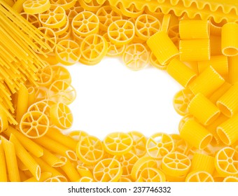 raw pasta background