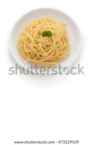 Similar – pasta Spaghetti Noodles