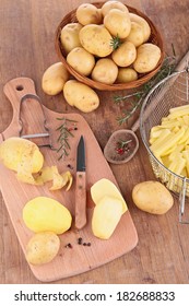 raw potatoes