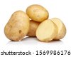 potatoes isolated