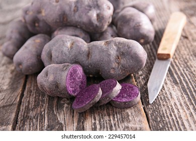 Raw Purple Potato