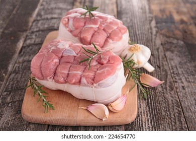 Raw Roast Veal