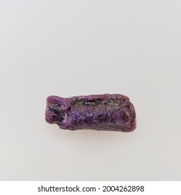 Raw Ruby On White Background