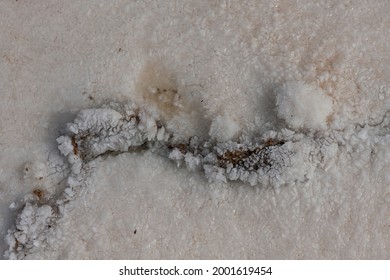 Raw Salt Crystals In Araya, Venezuela