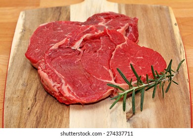 Raw Sliced Of Beef Meat, Scotch Fillet