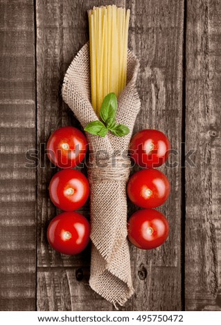 Similar – Image, Stock Photo red tomatoes on a black board