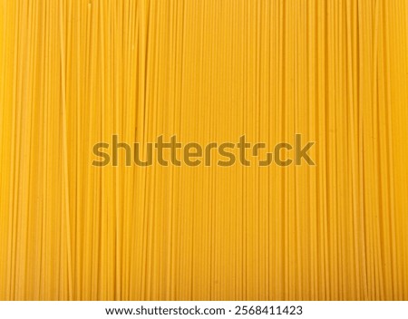 Raw spaghetti texture background, dry spagetti pattern, long wheat noodles banner, uncooked italian macaroni pasta bundle mockup with copy space for text