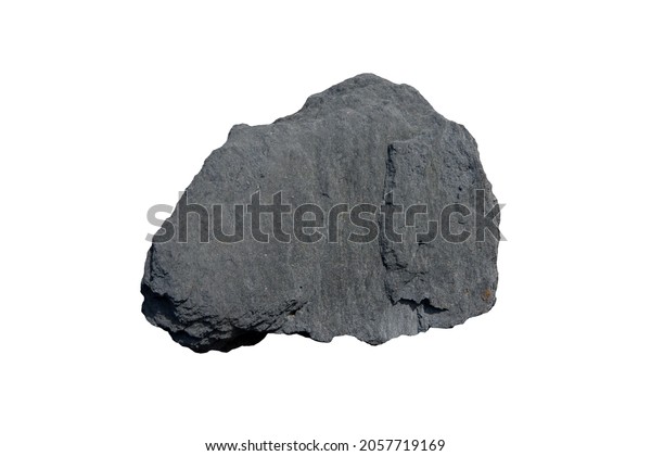 Raw Specimen Black Shale Sedimentary Rock Stock Photo 2057719169 ...