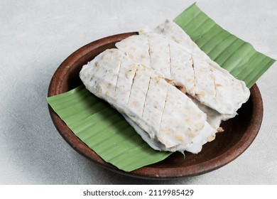 Raw Tempeh, Tempeh Or Tempe, Indonesian Traditional Food, Made From Fermented Soybeans.