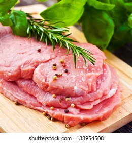 Raw Veal Meat