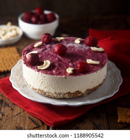 Raw Vegan Cherry Cheesecake