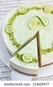 Raw Vegan Lime Cheesecake