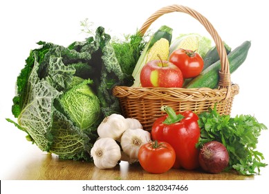 Raw Vegetables And Fruit Diet