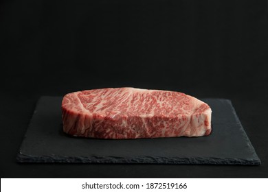 Raw Wagyu Thick Steak Uncooked